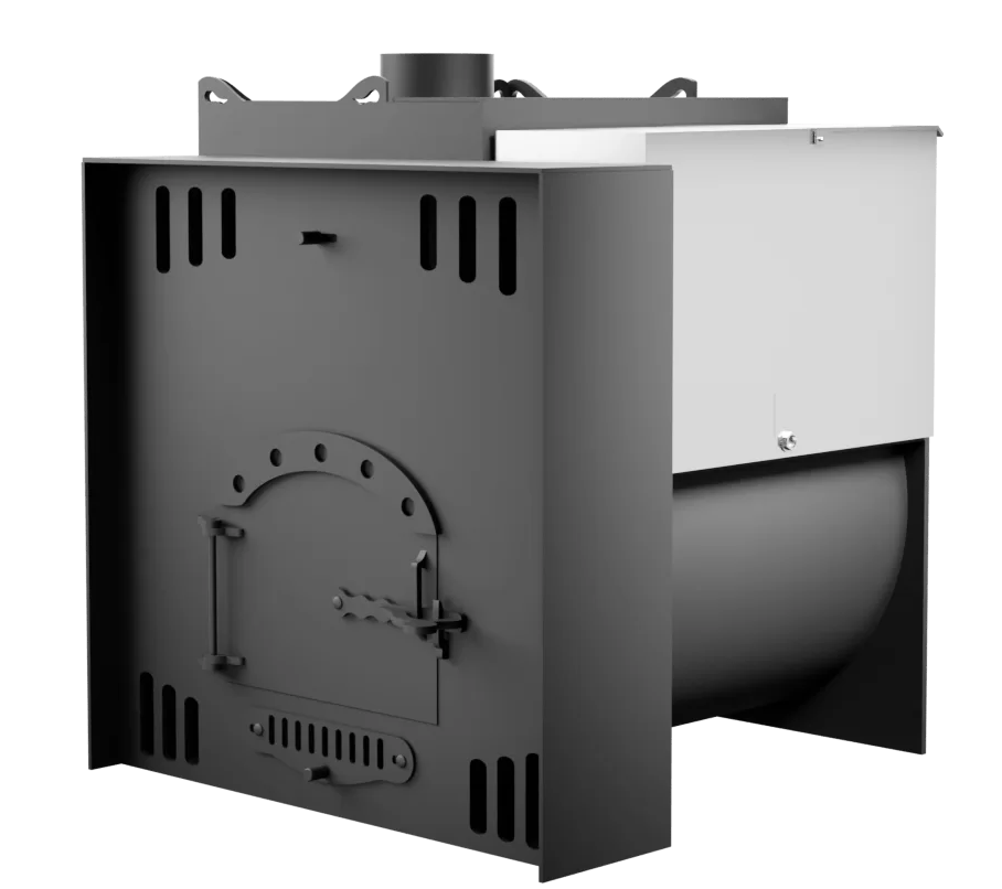Печь Горыныч Мини, каменка с левой стороны, естественная система воздушного отопления фото в Уфе