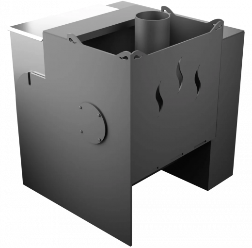 Печь Горыныч Мини, каменка с левой стороны, естественная система воздушного отопления фото в Уфе