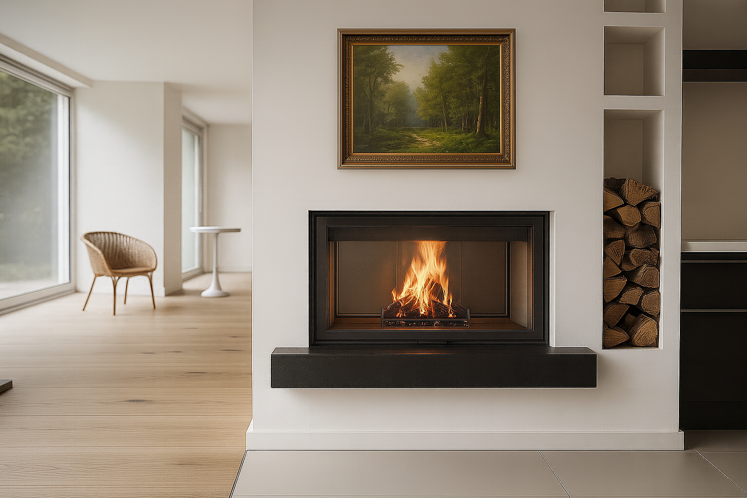 Каминная топка 1С 77/48